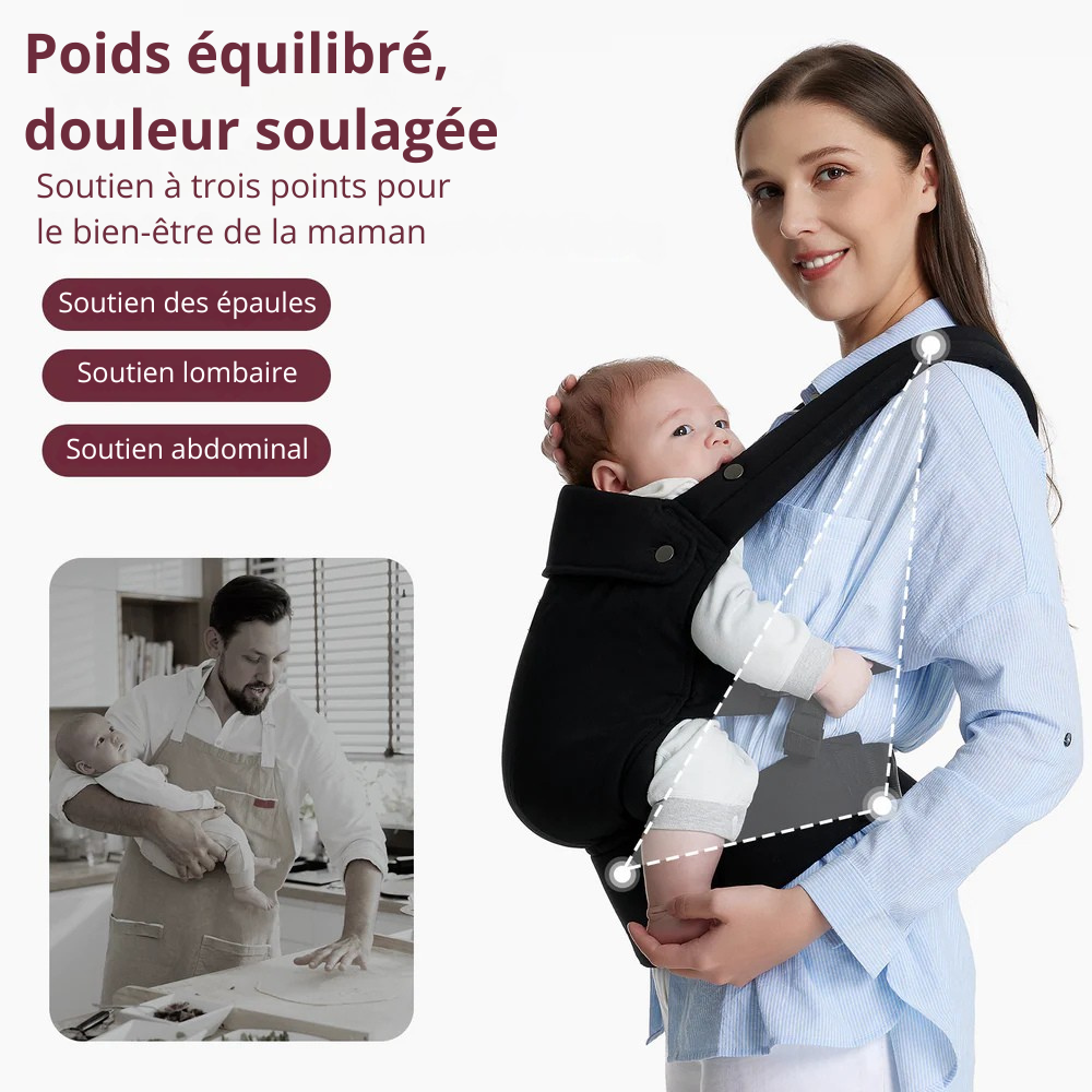 Porte bébé ou sac pour nourrisson ses biens faits