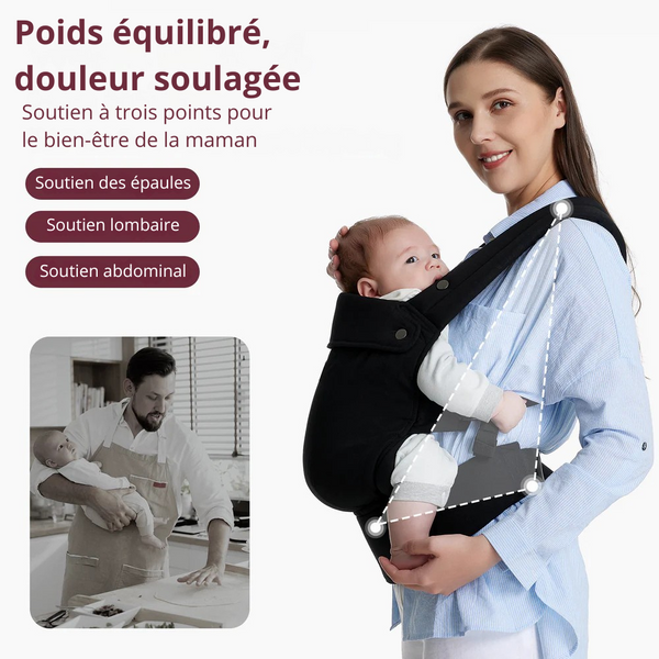 Porte bébé ou sac pour nourrisson ses biens faits