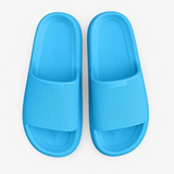 sandales d'été pour homme et femme bleues
