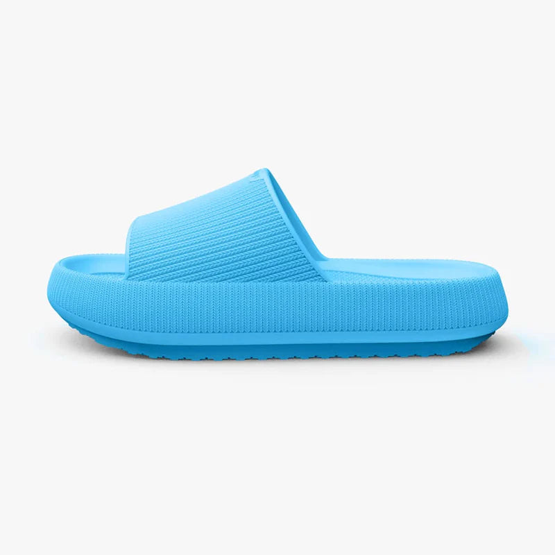 sandales d'été pour homme et femme bleues