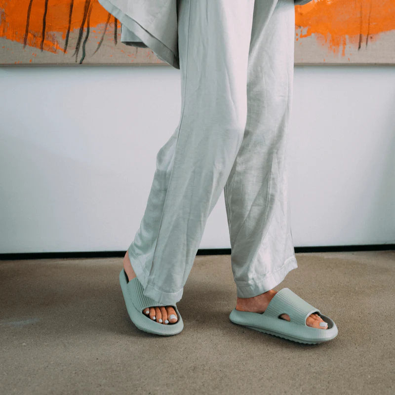 sandales d'été pour homme et femme kaki