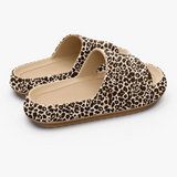 sandales pour homme et femme couleur léopard