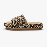 sandales pour homme et femme couleur léopard